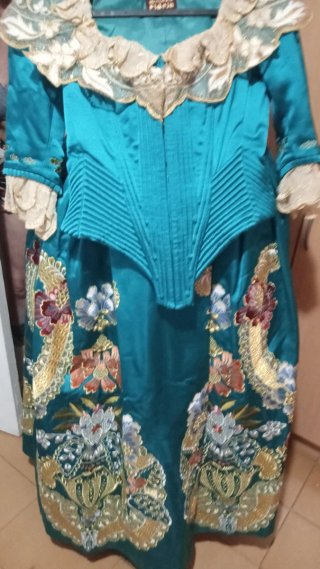 Traje de Fallera Turquesa Talla 36