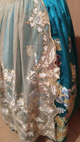Traje de Fallera Turquesa Talla 36
