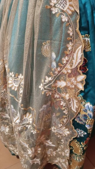Traje de Fallera Turquesa Talla 36
