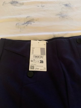 Pantalones C&A azul talle alto