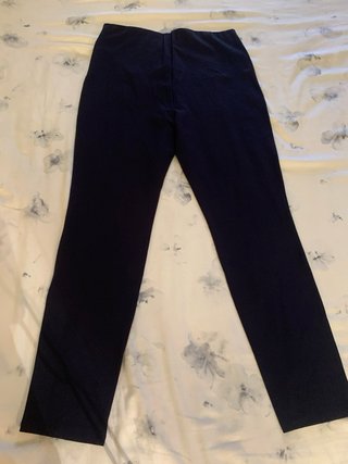 Pantalones C&A azul talle alto