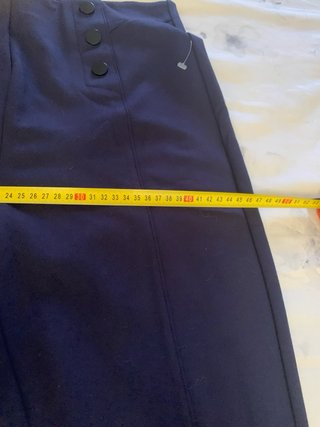Pantalones C&A azul talle alto