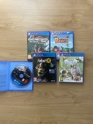 Pack Juegos PS4: Genesis, Fallout 76,etc 5/unidade
