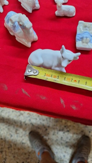 19 Figuras Belén Porcelana