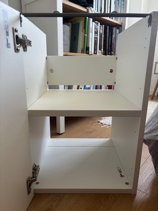 Mueble de lavabo pequeño Ikea blanco