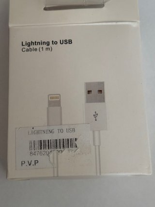 Cable Lightning a USB Apple 1m