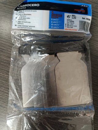 Juego 4 espátulas acero multiusos