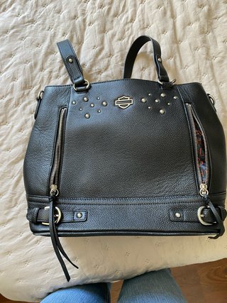 Bolso Harley Davidson Negro Mujer