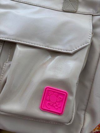Bolso Caminatta Beige y Rosa Nuevo