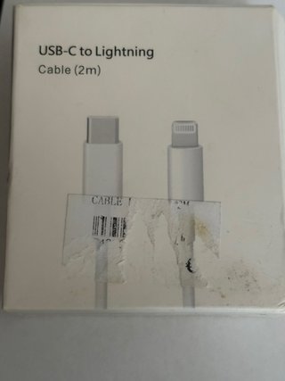 Cable USB-C a Lightning Apple 2m