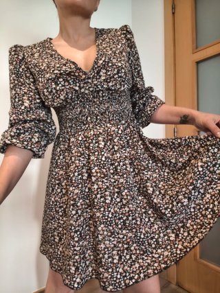 Vestido corto floral