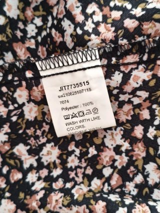 Vestido corto floral
