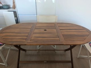 Mesa de terraza Casaria madera