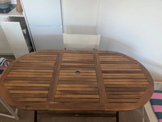 Mesa de terraza Casaria madera