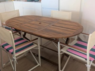 Mesa de terraza Casaria madera