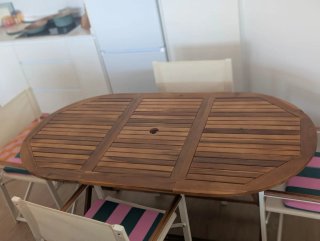 Mesa de terraza Casaria madera