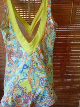 Bañador mujer estampado paisley
