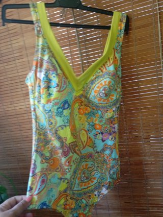 Bañador mujer estampado paisley