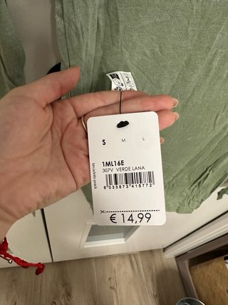 Camiseta manga larga verde Tezenis