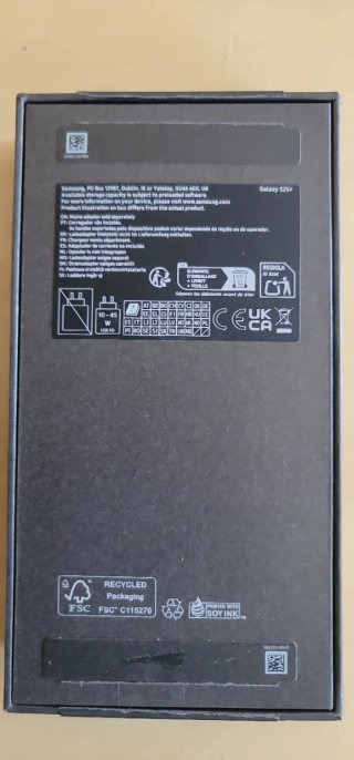 Samsung Galaxy S25+ Caja Negra