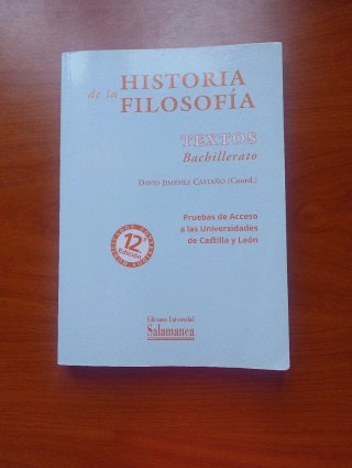 Historia de la filosofía textos : bachillerato