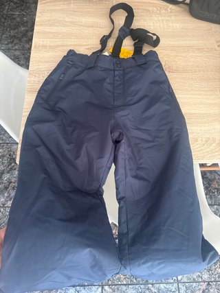Pantalones de nieve azules con tirantes Talla13-14