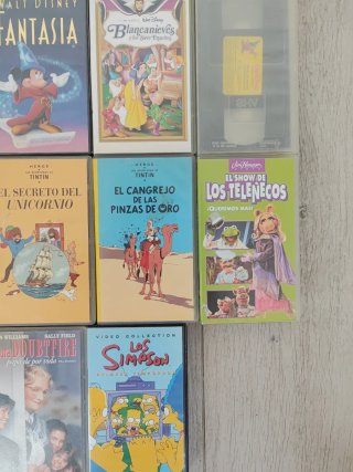 VHS película Disney etc