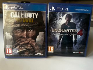PS4: Call of Duty WWII y Uncharted 4
