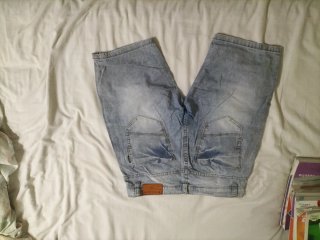 Pantalones cortos vaqueros hombre