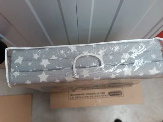 Colchón Cuna Viaje Estrellas Gris