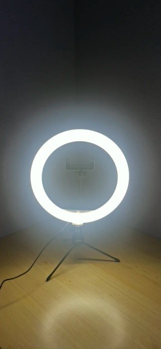 Aro de luz ALE-HOP con soporte móvil