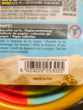Ciotola pieghevole Croci silicone 350 ml