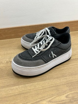 Zapatillas Calvin Klein Mujer Negras/Grises
