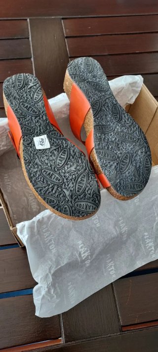 Sandalias Plakton Naranja Talla 37