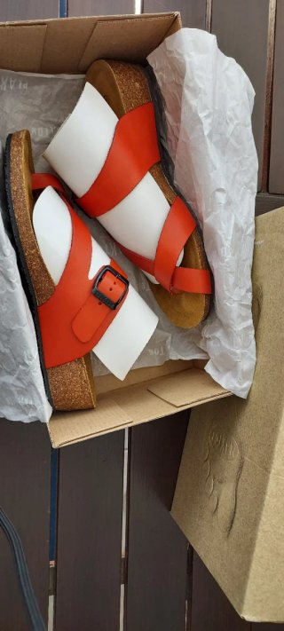 Sandalias Plakton Naranja Talla 37