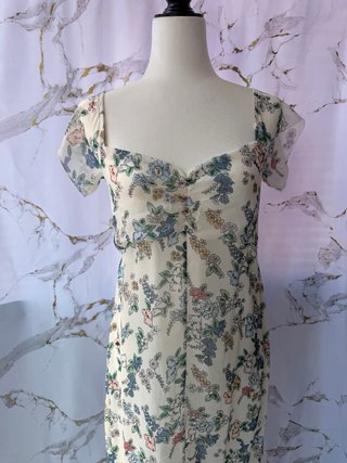 Vestido maxi floral Lefties Talla M
