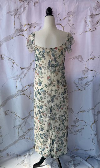 Vestido maxi floral Lefties Talla M