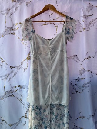 Vestido maxi floral Lefties Talla M