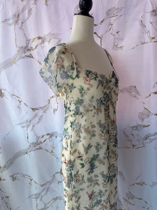 Vestido maxi floral Lefties Talla M