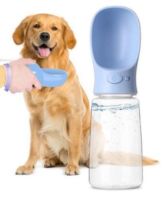 Botella Agua Portátil Perros 350ml