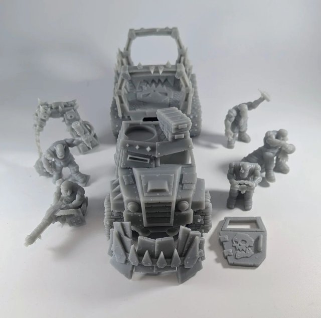 Orks - Camion de transporte orko proxy 40k