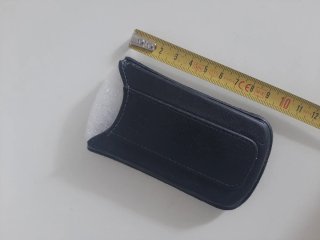 Custodia porta Blackberry in pelle nera