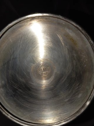 6 Copas Vintage Bañadas en Plata