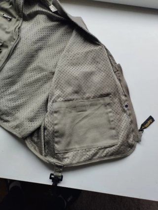Giubbotto da pesca mosca verde oliva