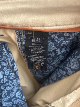 Pantalón de lino Spagnolo Beige