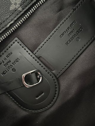 Borsa da viaggio Louis Vuitton 55 cm nera