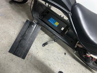 Moto Eléctrica Scooter Negra