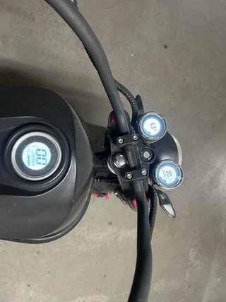 Moto Eléctrica Scooter Negra