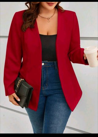 Americana roja SHEIN Talla XXL