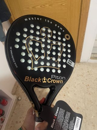 Pala de pádel Black Crown Piton